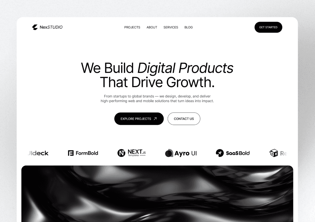 NexStudio - React Agency Website Template